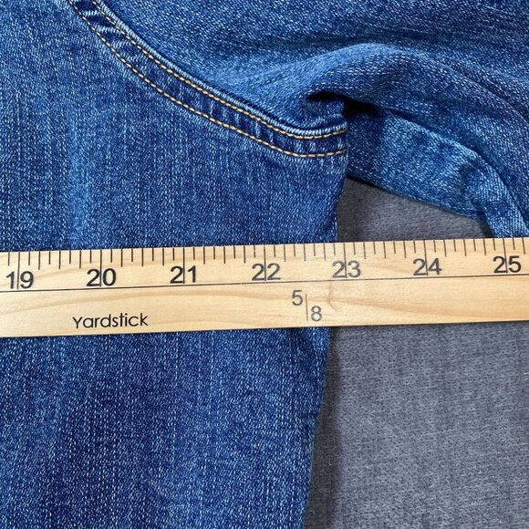 Jessica Simpson Button Up Jean Jacket Cotton/Polyester/Spandex Womens size XL - Picture 9 of 9